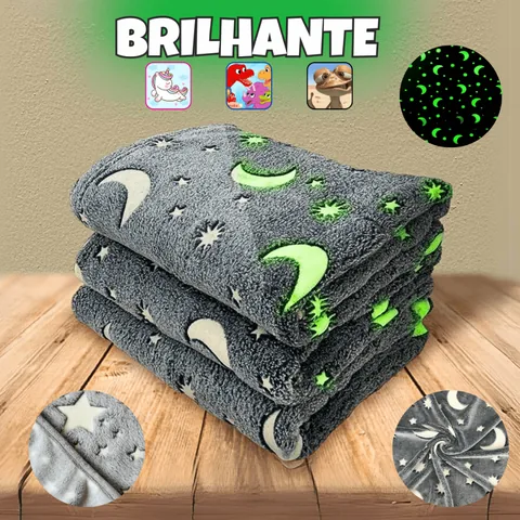 Manta Infantil Brilha no Escuro