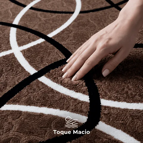 Tapete Geométrico Estampado