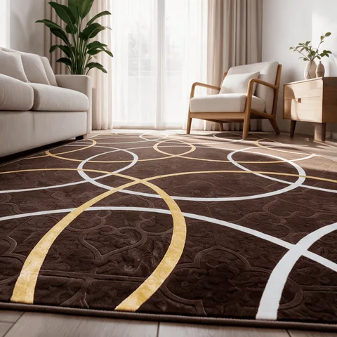 Tapete Geométrico Estampado