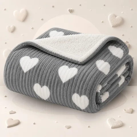 Manta Sherpa Estampada